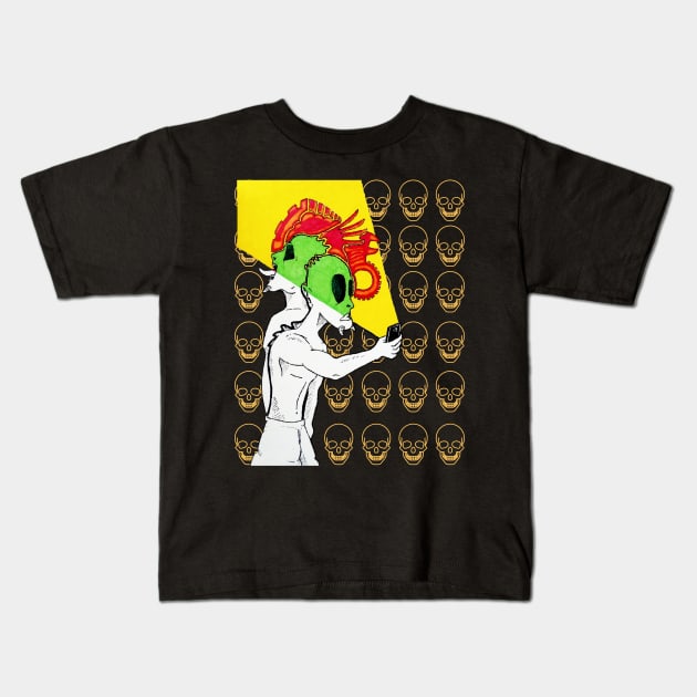 Shook Demons Kids T-Shirt by JammyPants